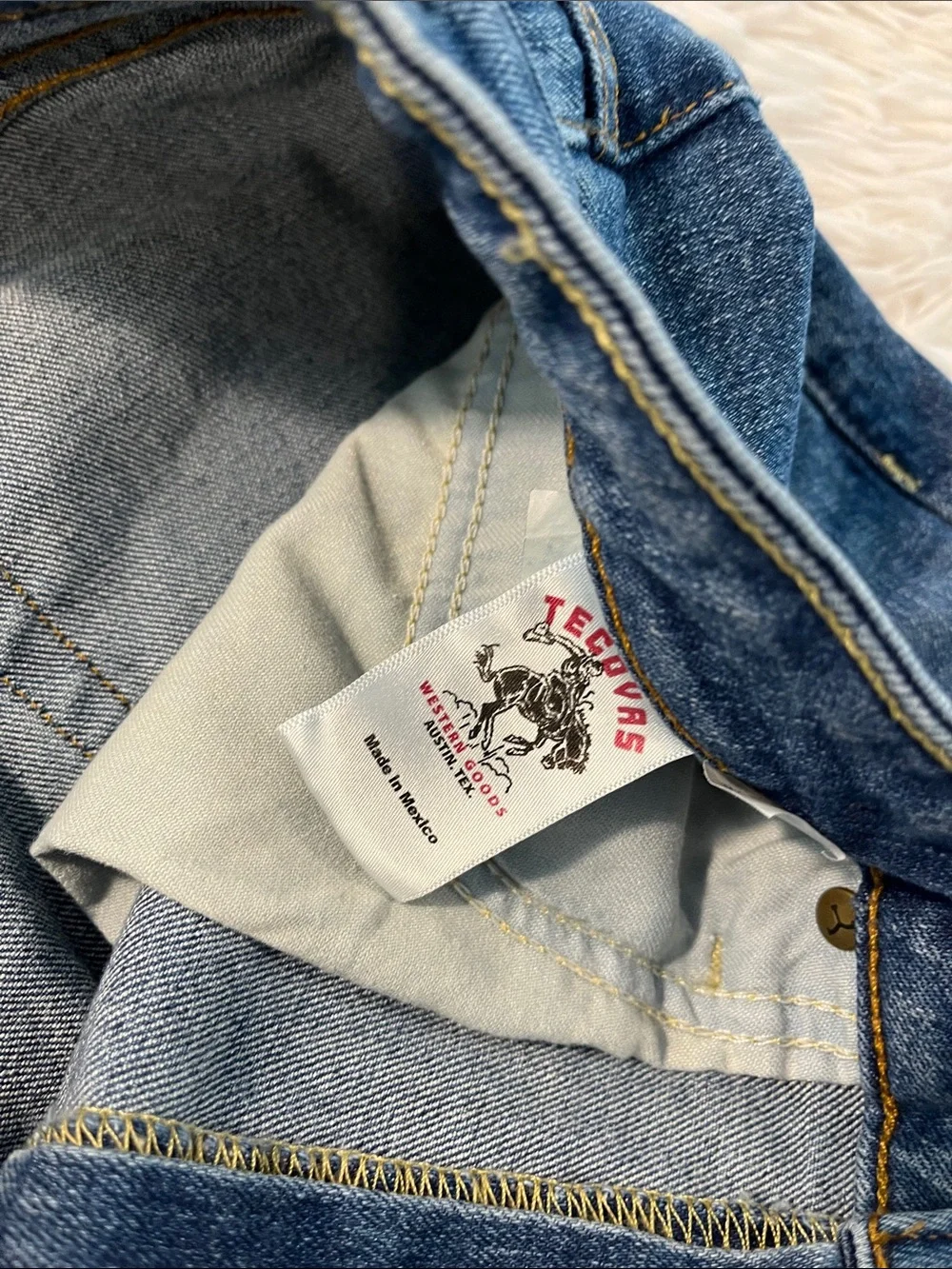 Tecovas slim straight denim jeans 34